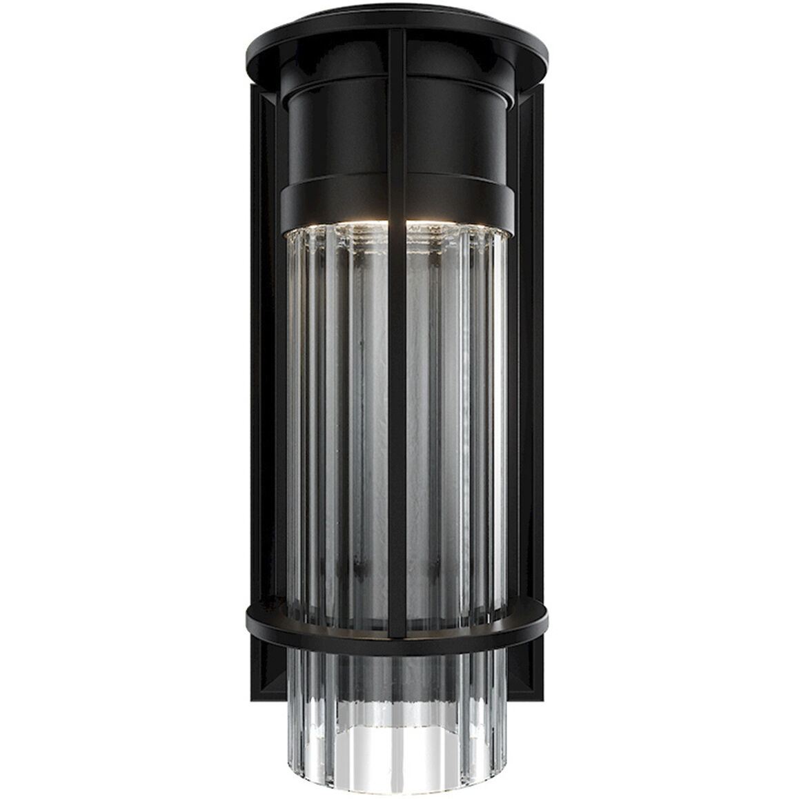 Offshore LED 10.5 inch Black Outdoor Wall Light, dweLED