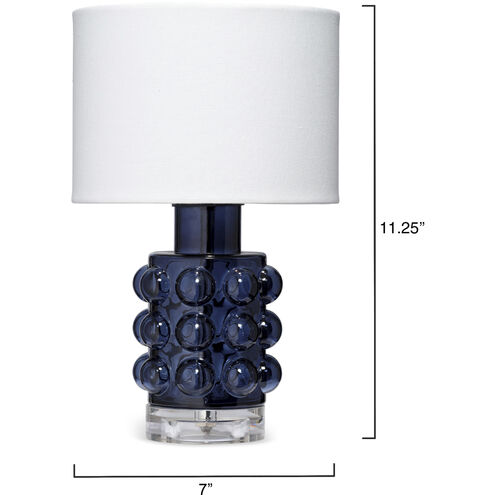 Seltzer 11.25 inch 25.00 watt Blue Table Lamp Portable Light