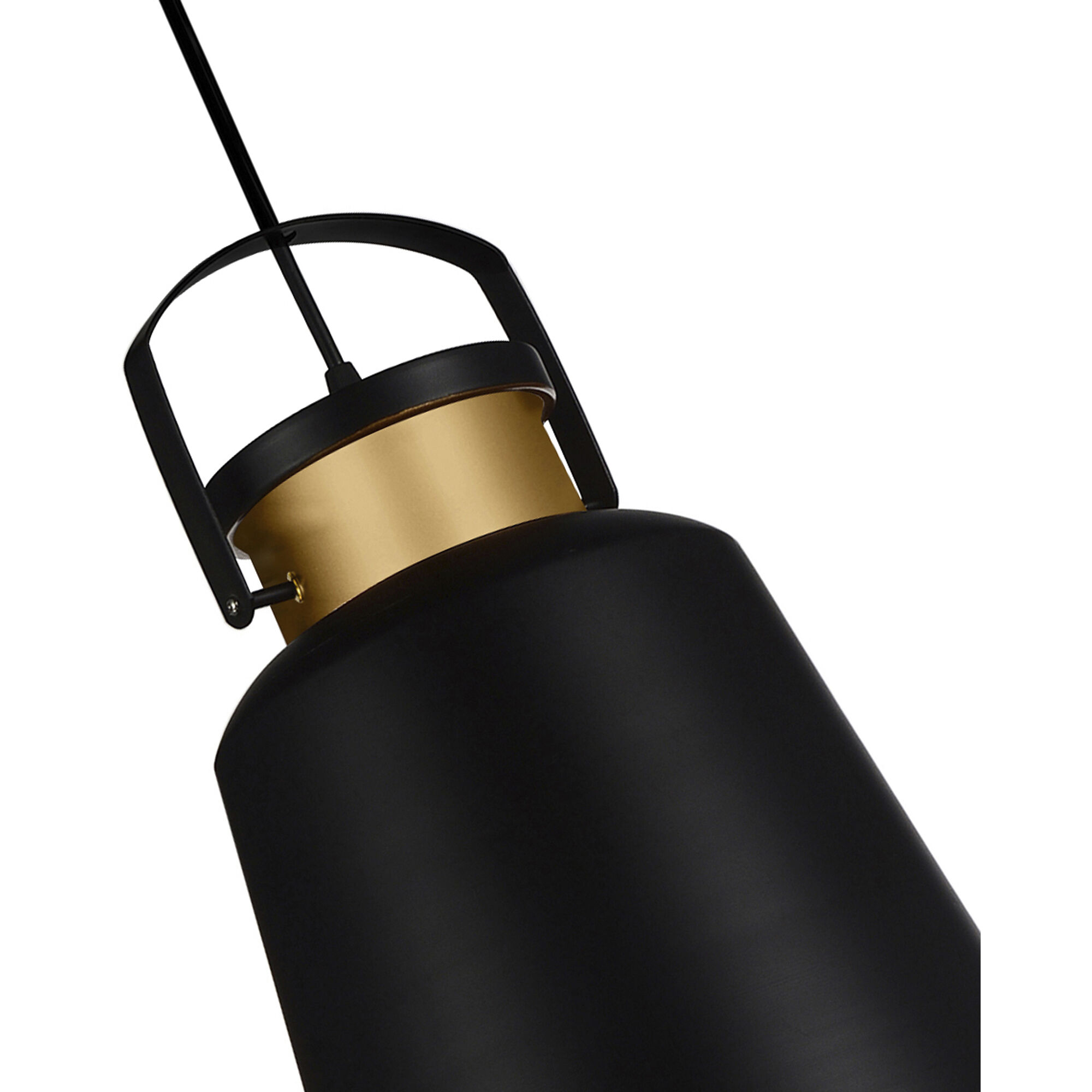 Elisa 1 Light 10 inch Black Down Pendant Ceiling Light