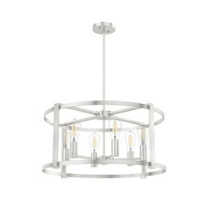 Astwood 6 Light 26 inch Brushed Nickel Chandelier Ceiling Light