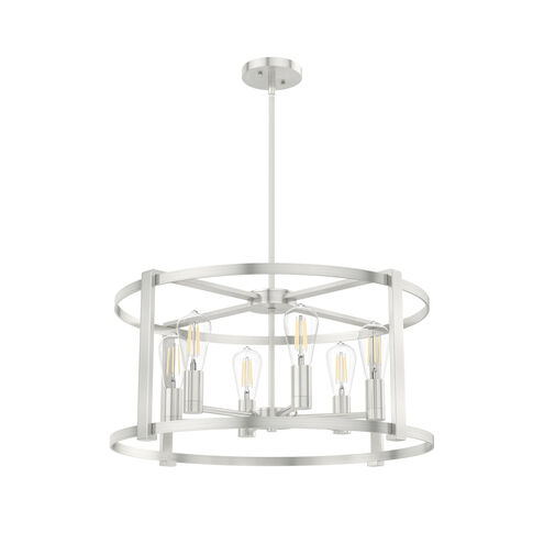 Astwood 6 Light 26 inch Brushed Nickel Chandelier Ceiling Light