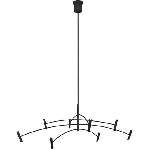 Sean Lavin Aerial LED 60.1 inch Matte Black Chandelier Ceiling Light, Integrated LED