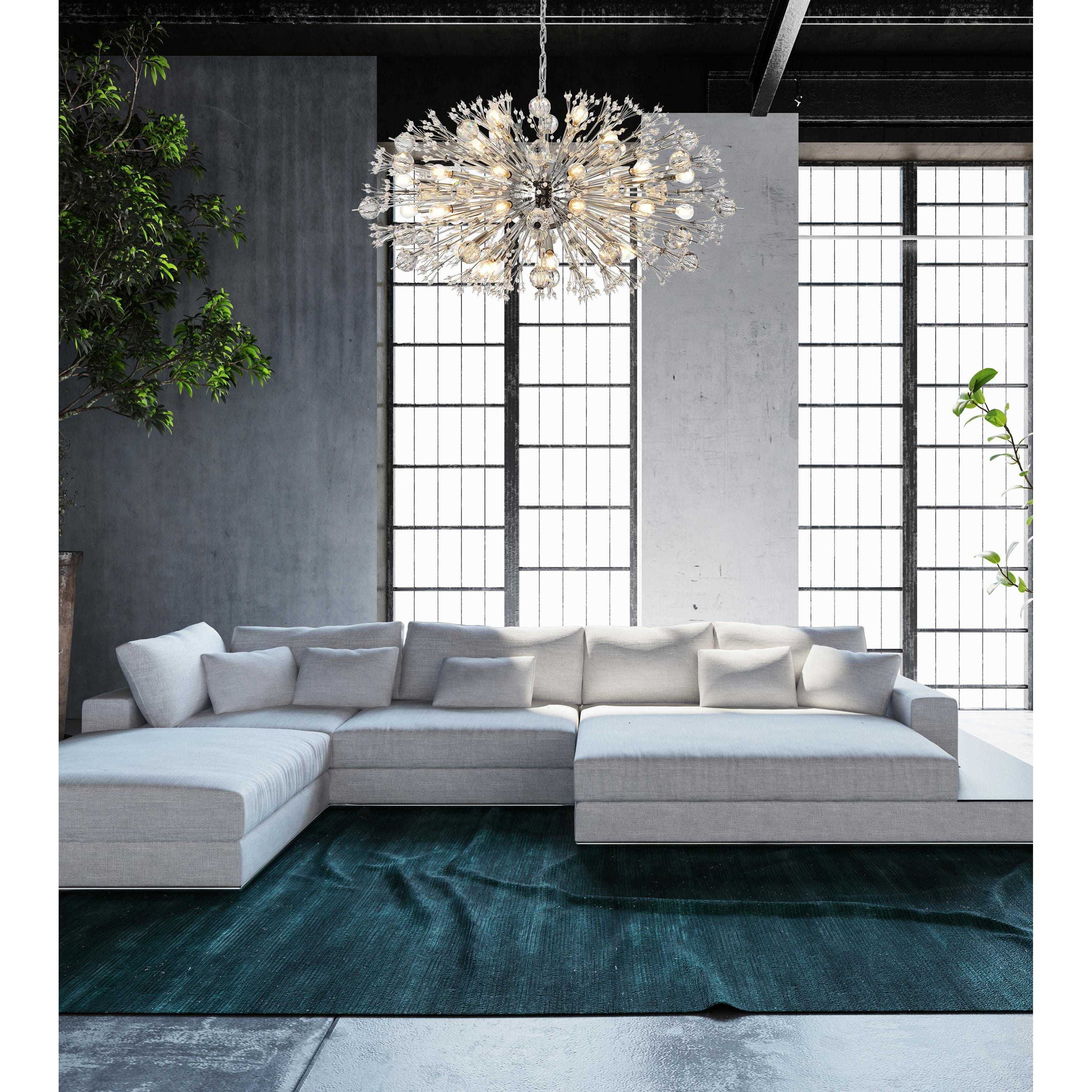 Vera 38 Light 23 inch Chrome Pendant Ceiling Light