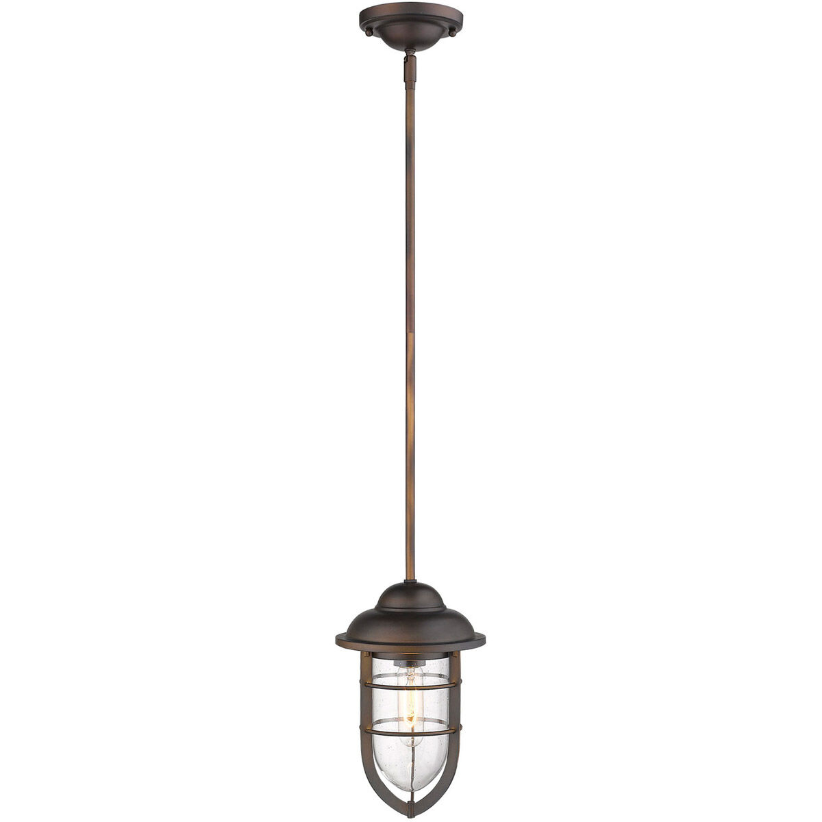Dylan 1 Light 8 inch Oil-Rubbed Bronze Exterior Convertible Mini-Pendant in Oil Rubbed Bronze