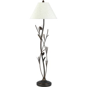 Pine 60 inch 150 watt Willow Floor Lamp Portable Light