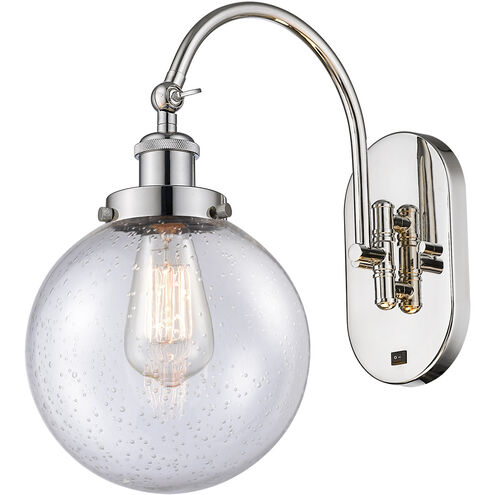 Franklin Restoration Beacon 1 Light 8 inch Polished Nickel Sconce Wall Light