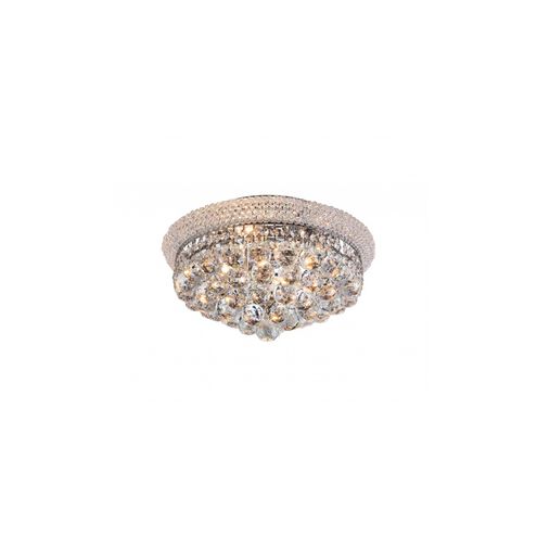 Canada 4 Light 15 inch Chrome Flush Mount Ceiling Light