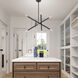 Soho 8 Light 20 inch Scandinavian Gray Chandelier Ceiling Light 