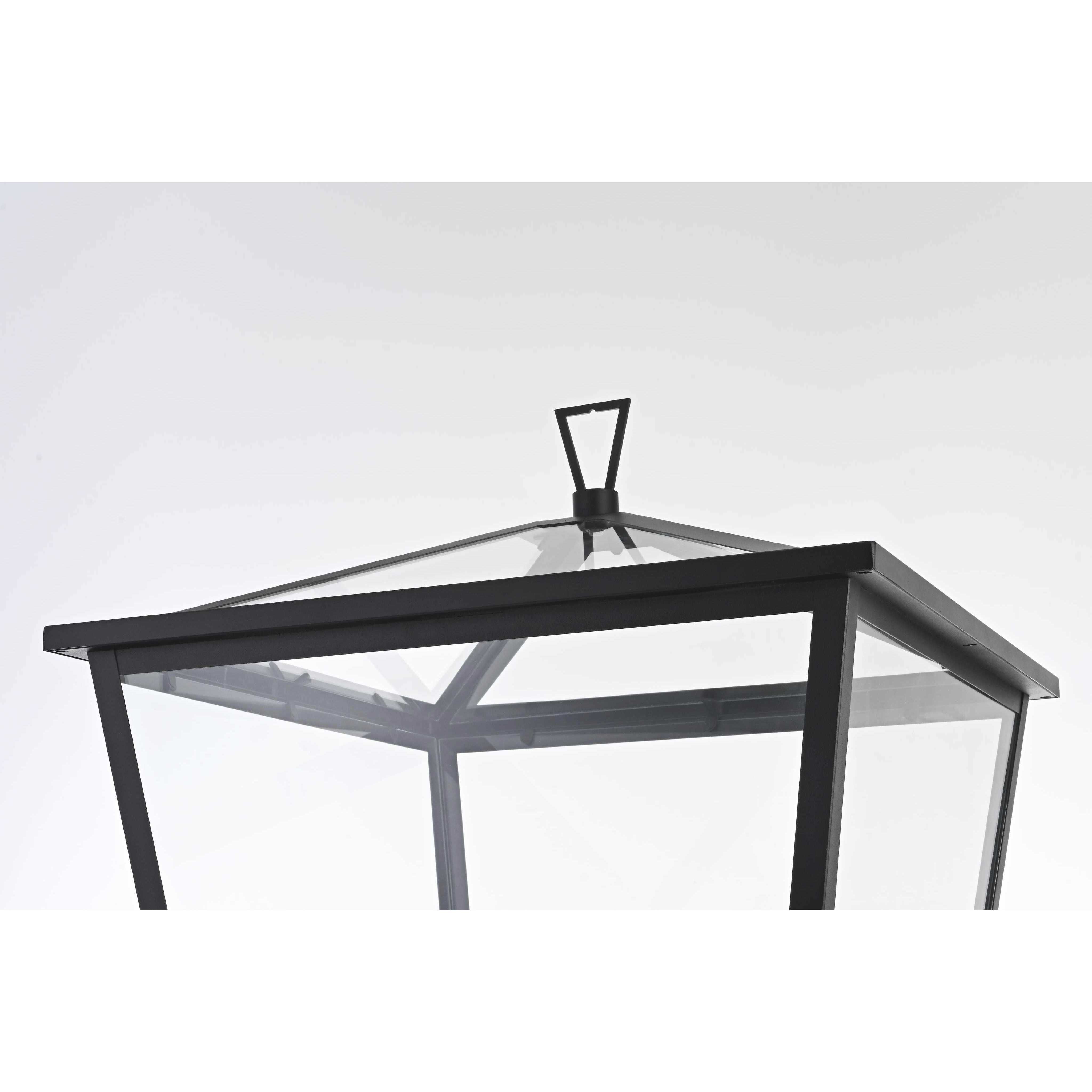 Oxford 4 Light 32.5 inch Black Outdoor Post Light