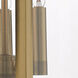 Nyack 3 Light 17.5 inch Antique Brass Medium Outdoor Wall Lantern