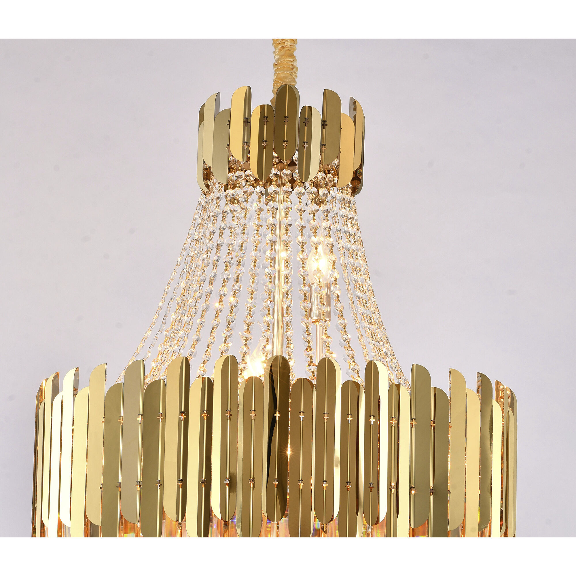 Canada 15 Light 24 inch Gold Chandelier Ceiling Light