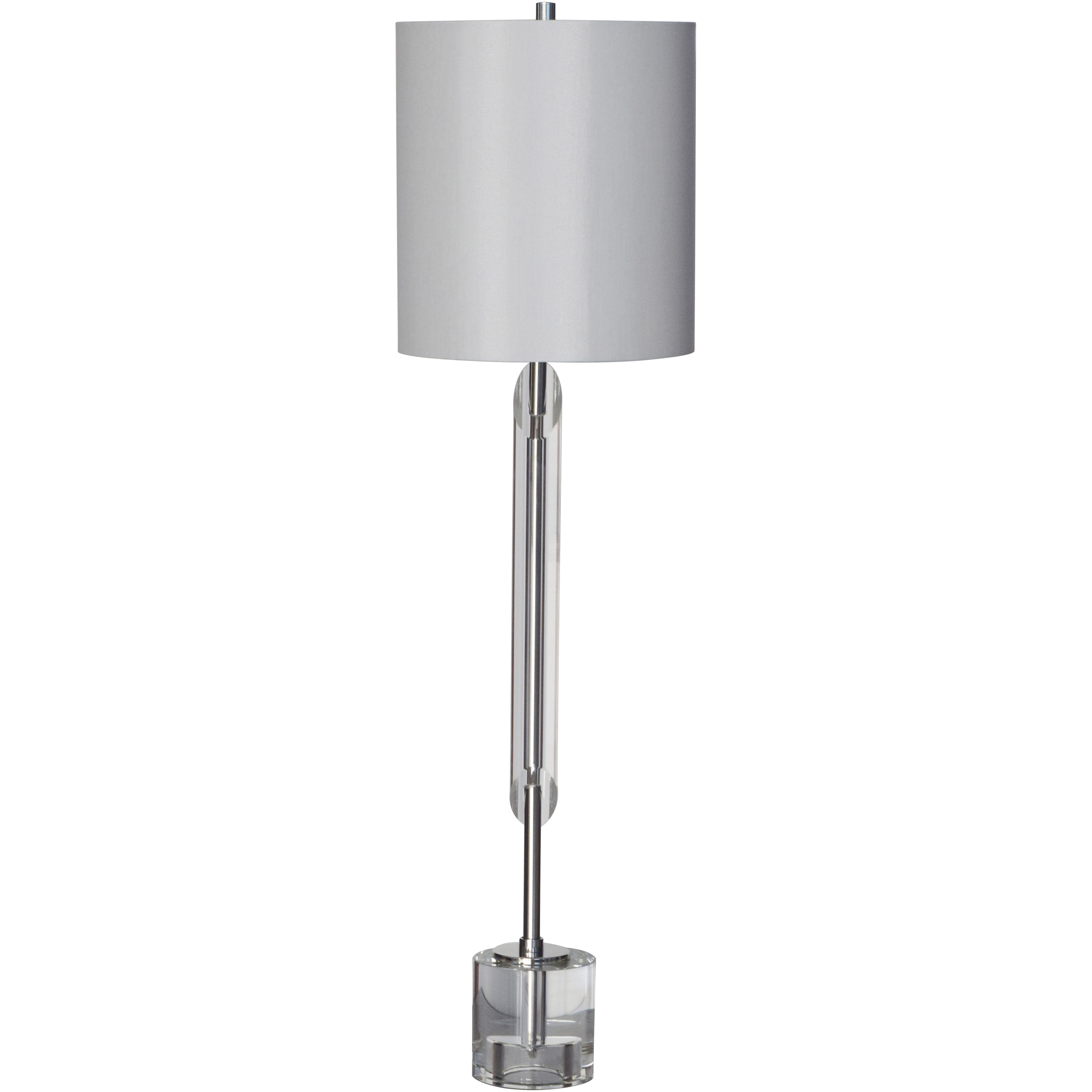Canada 33 inch 100.00 watt Polished Nickel Table Lamp Portable Light