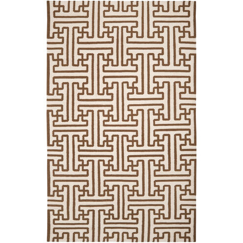 Archive 96 X 60 inch Dark Brown, Cream Rug