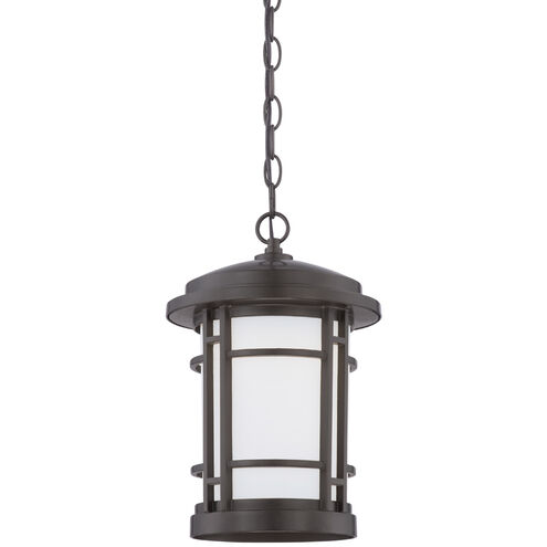 Barrister LED 9 inch Burnished Bronze Outdoor Hanging Lantern