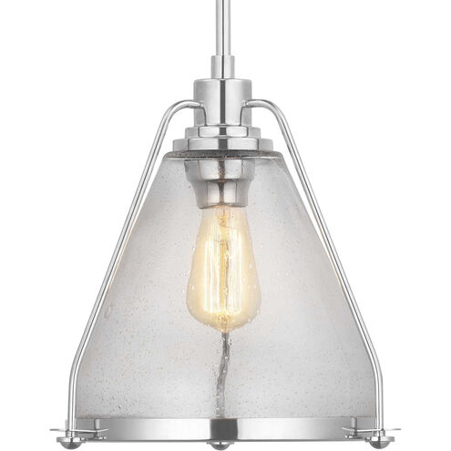 Range 1 Light Polished Nickel Pendant Ceiling Light