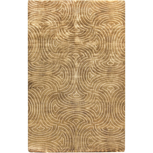 Luminous 96 X 60 inch Wheat, Dark Brown Rug