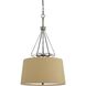 Cresco 3 Light 20 inch Textured Steel Pendant Ceiling Light