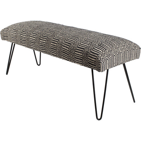 Nakia Ivory Upholstered Bench