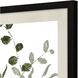 Florals Collection Dark Espresso Wood Framed Art