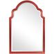 Sultan 36 X 24 inch Glossy Red Wall Mirror
