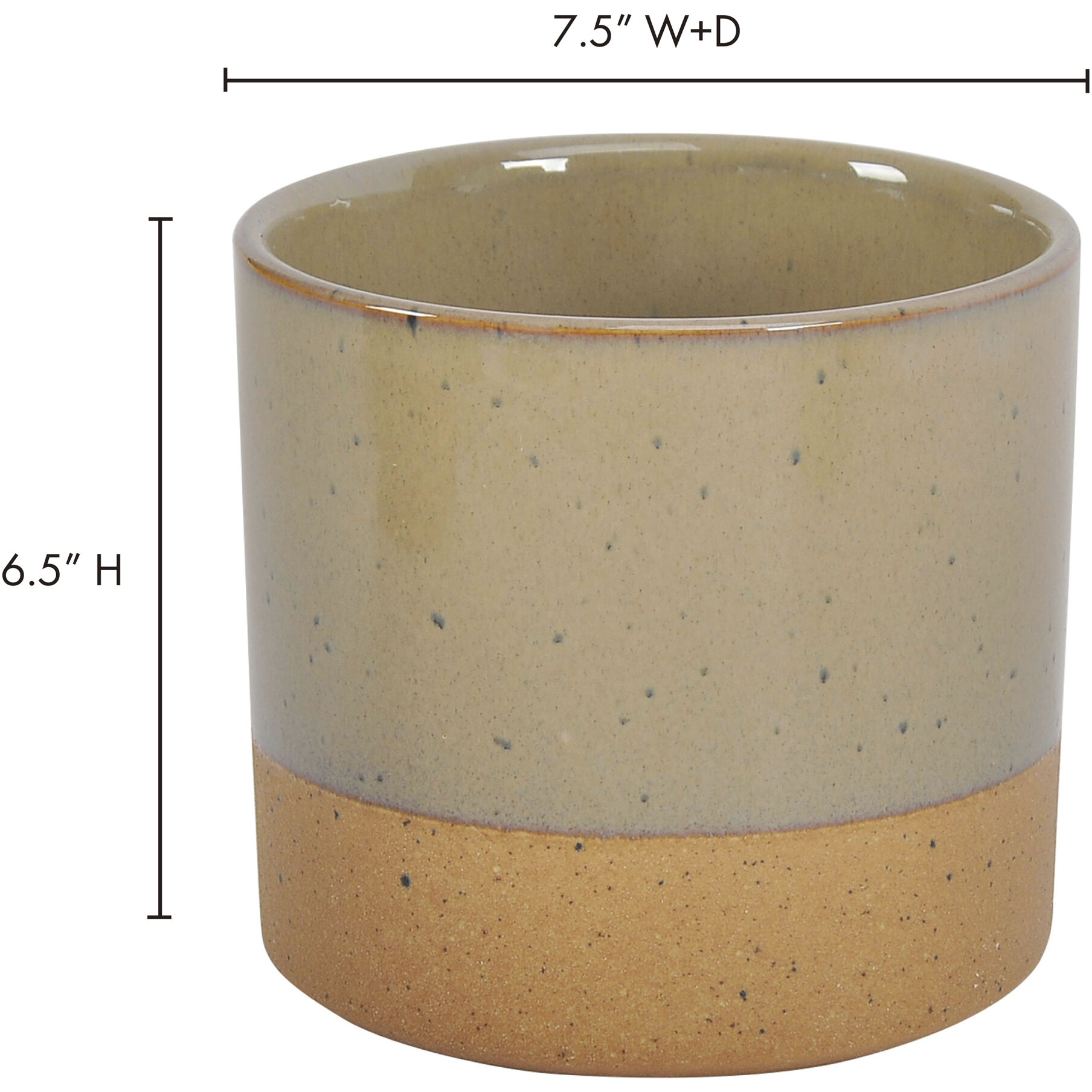 Rustica Grey Planter