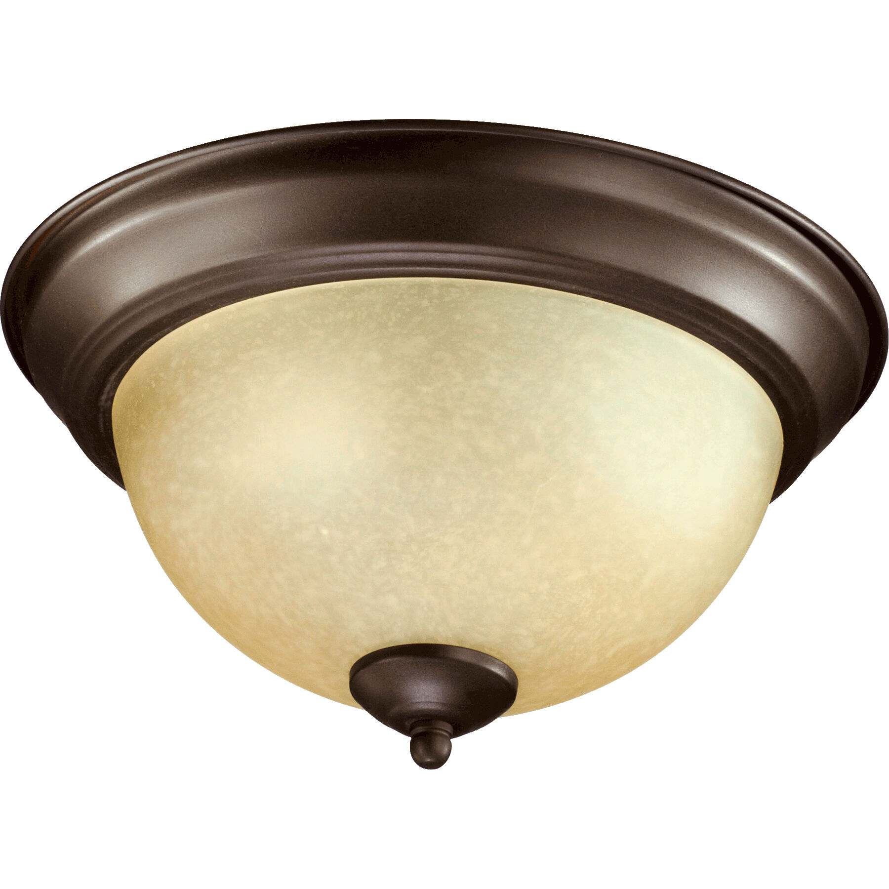 Fort Worth 2 Light 11.25 inch Oiled Bronze Flush Mount Ceiling Light