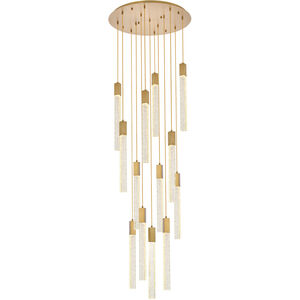Weston 13 Light 30 inch Satin Gold Pendant Ceiling Light