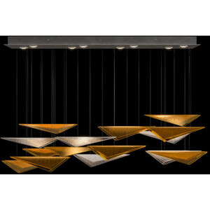 Volo 8 Light 58 inch Silver Pendant Ceiling Light
