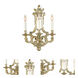Traditional Brass 3 Light 15.75 inch Antique Brass Wall Sconce Wall Light