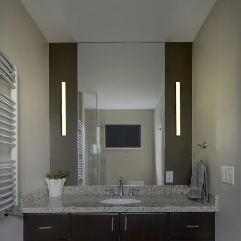 Procyon 24 inch Chrome Bathroom Vanity Light Wall Light