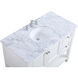 Metropolis 42 X 22 X 34 inch White Vanity Sink Set