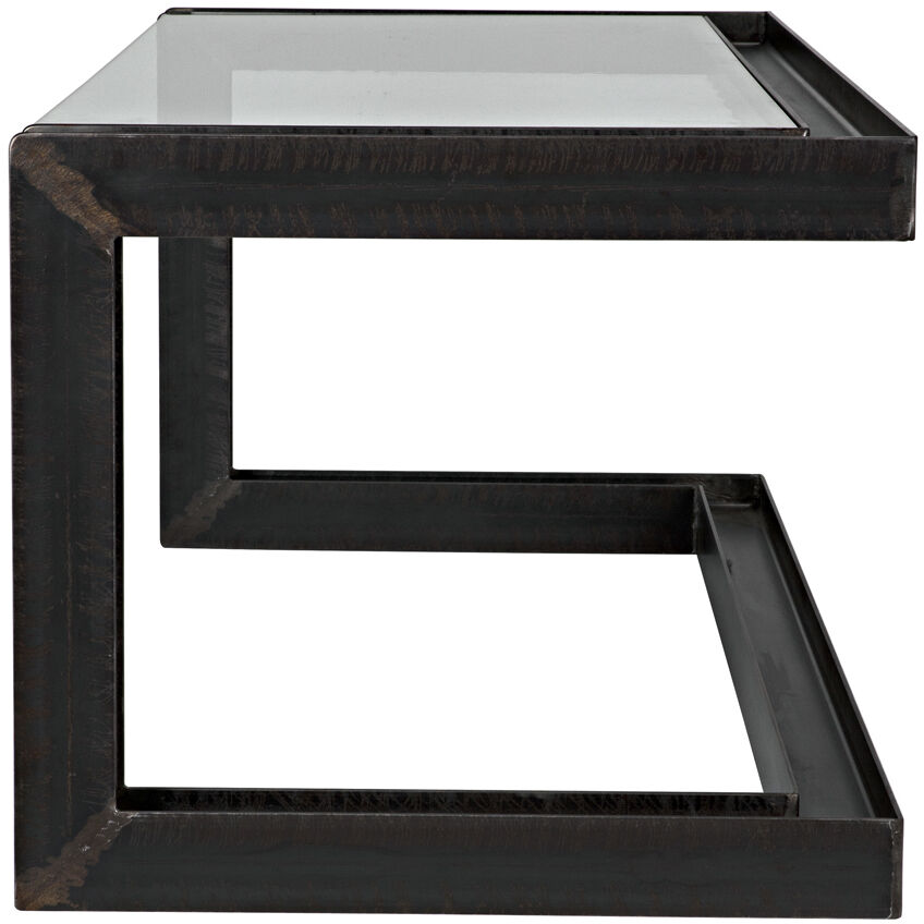 Structure 76 X 34 inch Clear Coat Semi-Gloss Desk