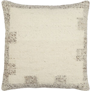 Deccan Traps 20 X 20 inch Ivory Accent Pillow