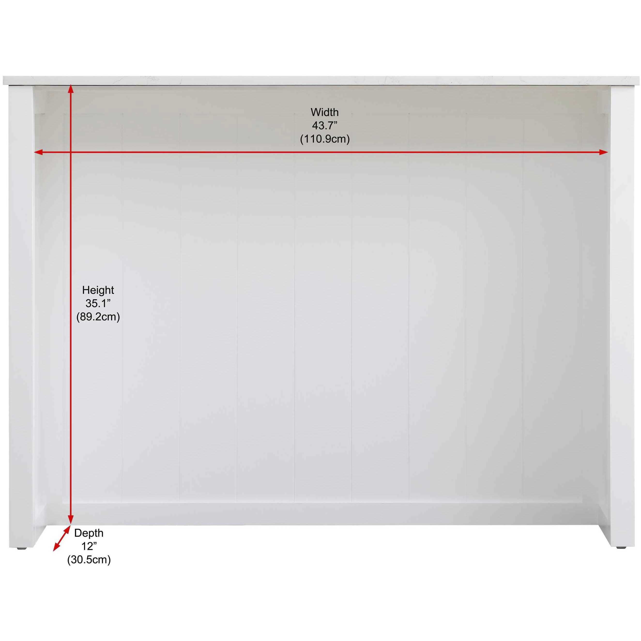 Porter White Kitchen Island