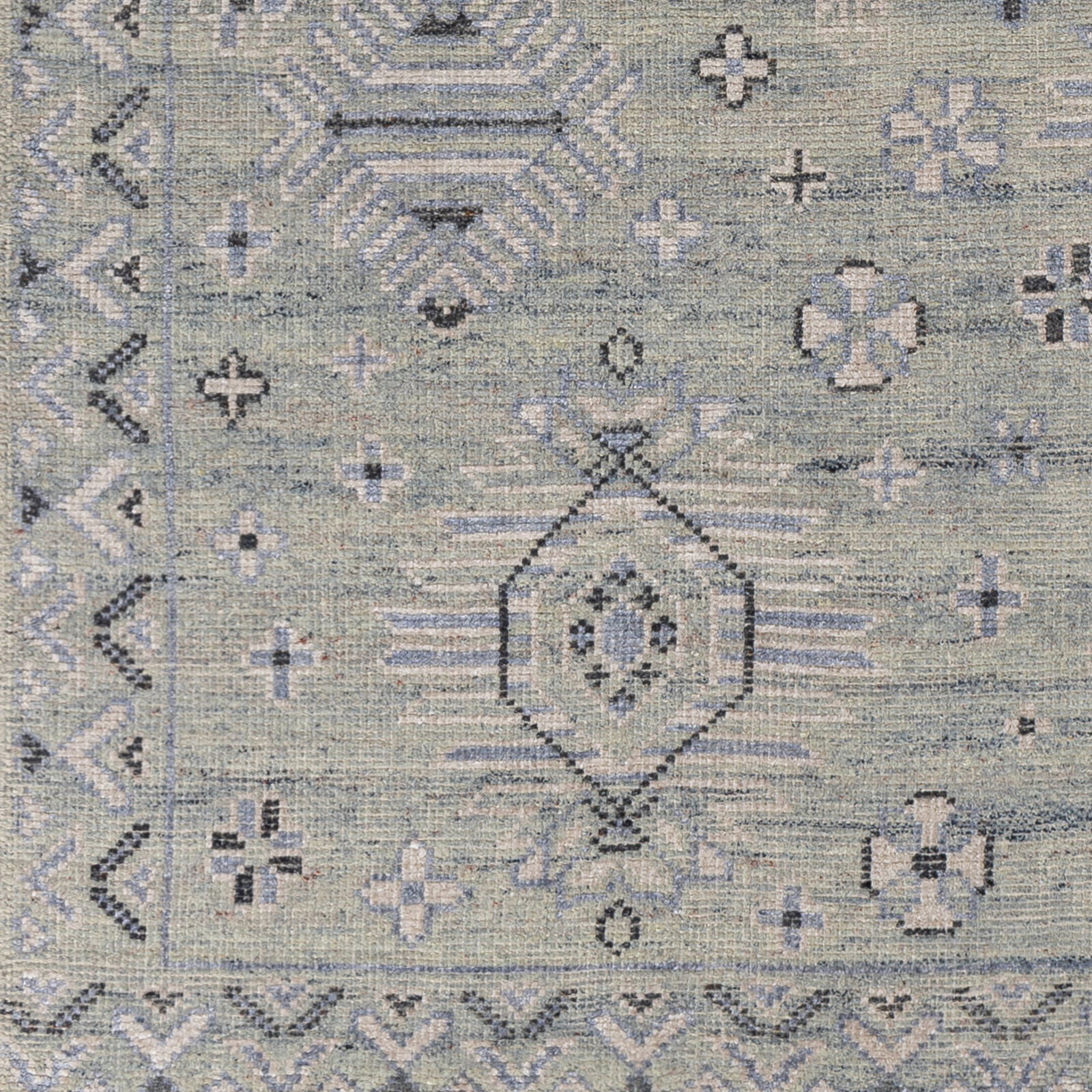 Almeria 108 X 72 inch Denim Rug in 6 X 9, Rectangle