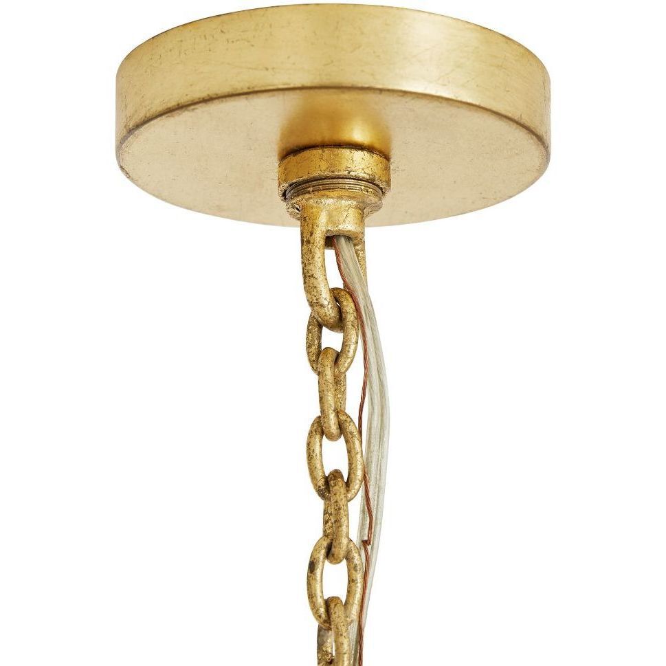 Prescott 10 Light 44.5 inch Gold Leaf Chandelier Ceiling Light