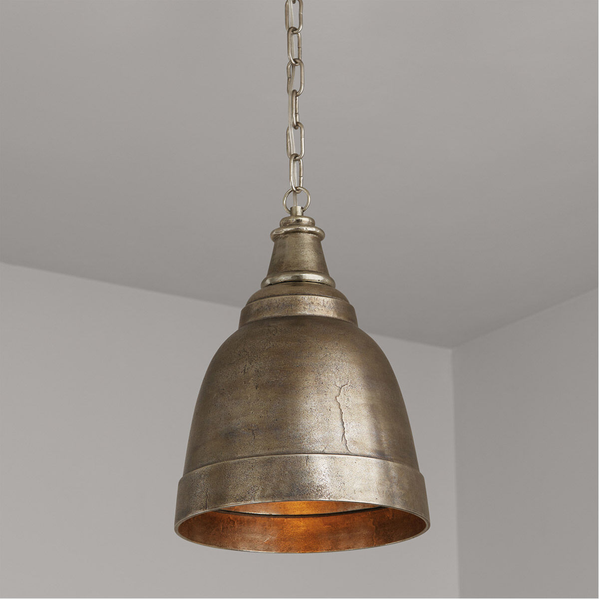 Regent 1 Light 12 inch Oxidized Nickel Pendant Ceiling Light