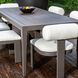 Bolster Back Java Black and Oyster White Outdoor Dining Chair
