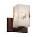 Lumenaria LED 7 inch Polished Chrome Wall Sconce Wall Light in 700 Lm LED, Round Flared