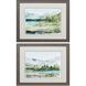 Landscapes Collection Green Framed Art