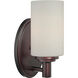 Pittman 1 Light 5.5 inch Sienna Bronze Vanity Light Wall Light