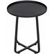 Kimana 24 X 20.5 inch Matte Black Side Table