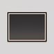 Dusk 36 X 36 inch Black LED Lighted Mirror, Vanita by Oxygen