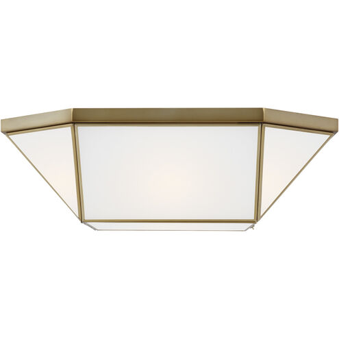 Suzanne Kasler Morrison 4 Light 20 inch Satin Brass Flush Mount Ceiling Light