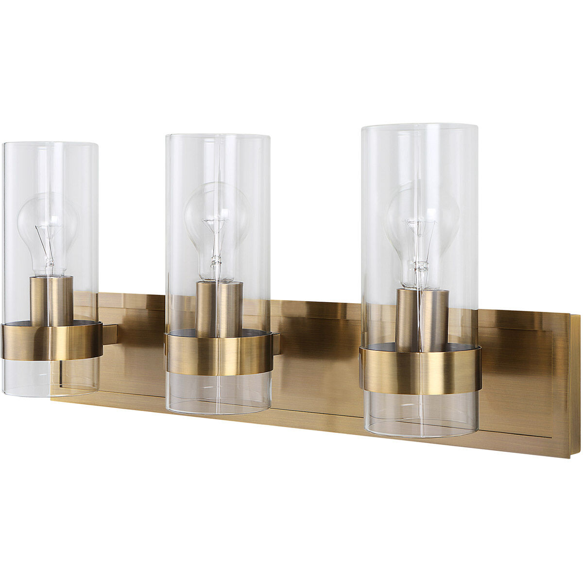 Cardiff 3 Light 23 inch Oxidized Antique Brass Vanity Light Wall Light