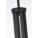 Layne 6 Light 30 inch Black Chandelier Ceiling Light