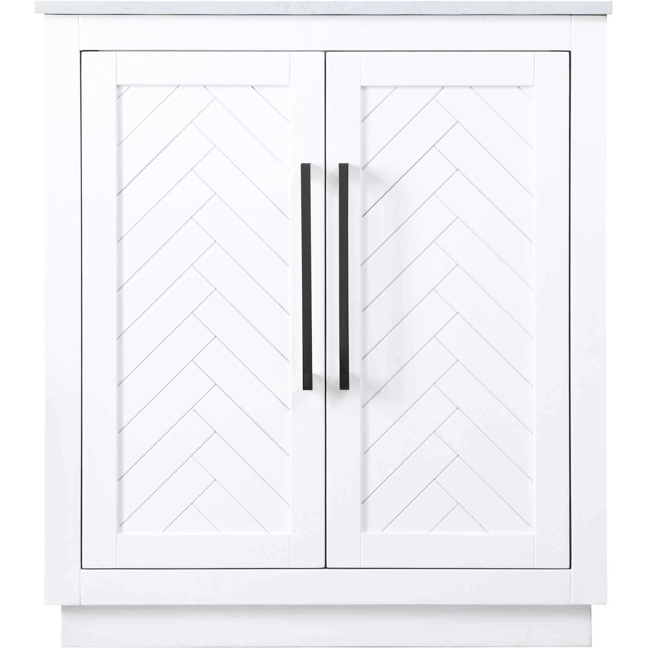 Chase 30 X 34 inch White Bathroom Vanity Cabinet