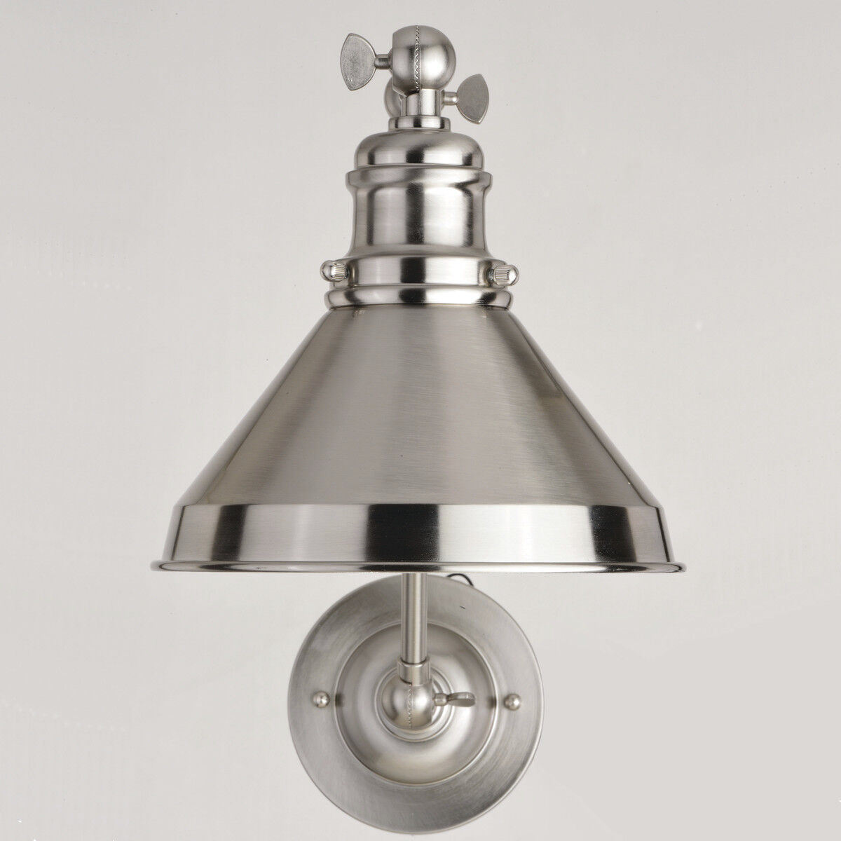 Alexis LED 8 inch Satin Nickel and Matte White Wall Light
