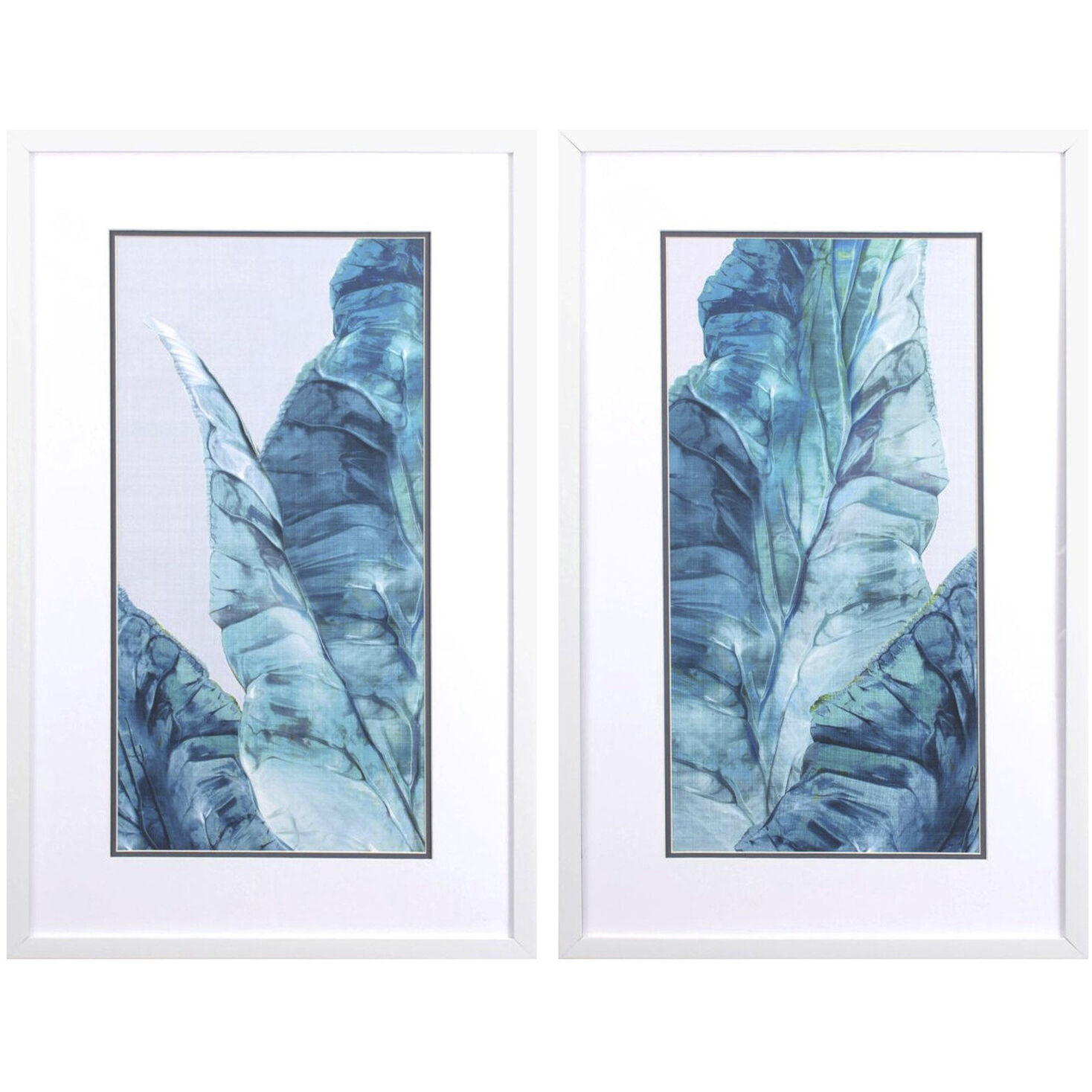 Waterside Blue and Turquoise Framed Art, Propac