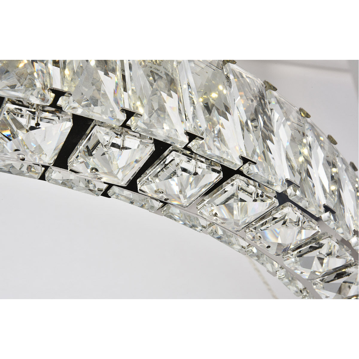 Monroe LED 32 inch Chrome Chandelier Ceiling Light